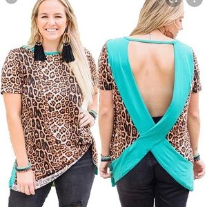 Leopard and real open back